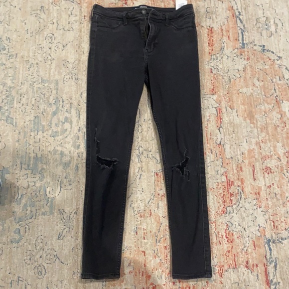 Hollister High Rise Black Jeggings - Picture 1 of 3